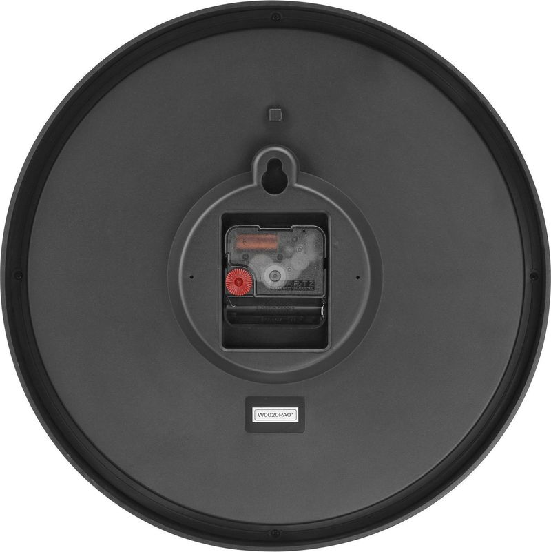 Titan Analog 30 cm X 30 cm Wall Clock (Black, With Glass, Standard) - Image 8