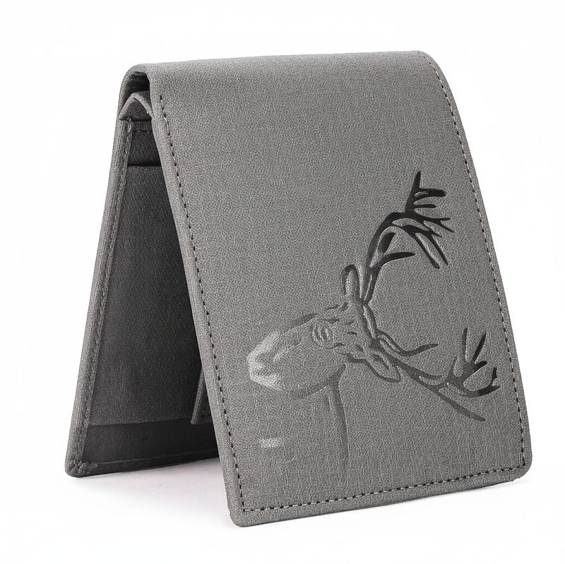 METRONAUT Men Trendy, Travel, Formal Grey Artificial Leather Wallet (5 Card Slots) - Image 8