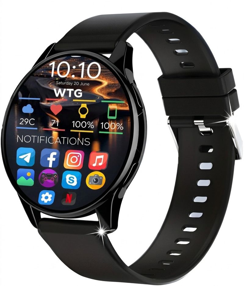 ROXTO ROUND DIAL Digital Watch - For Men & Women SMARTWATCH0123 - Image 6