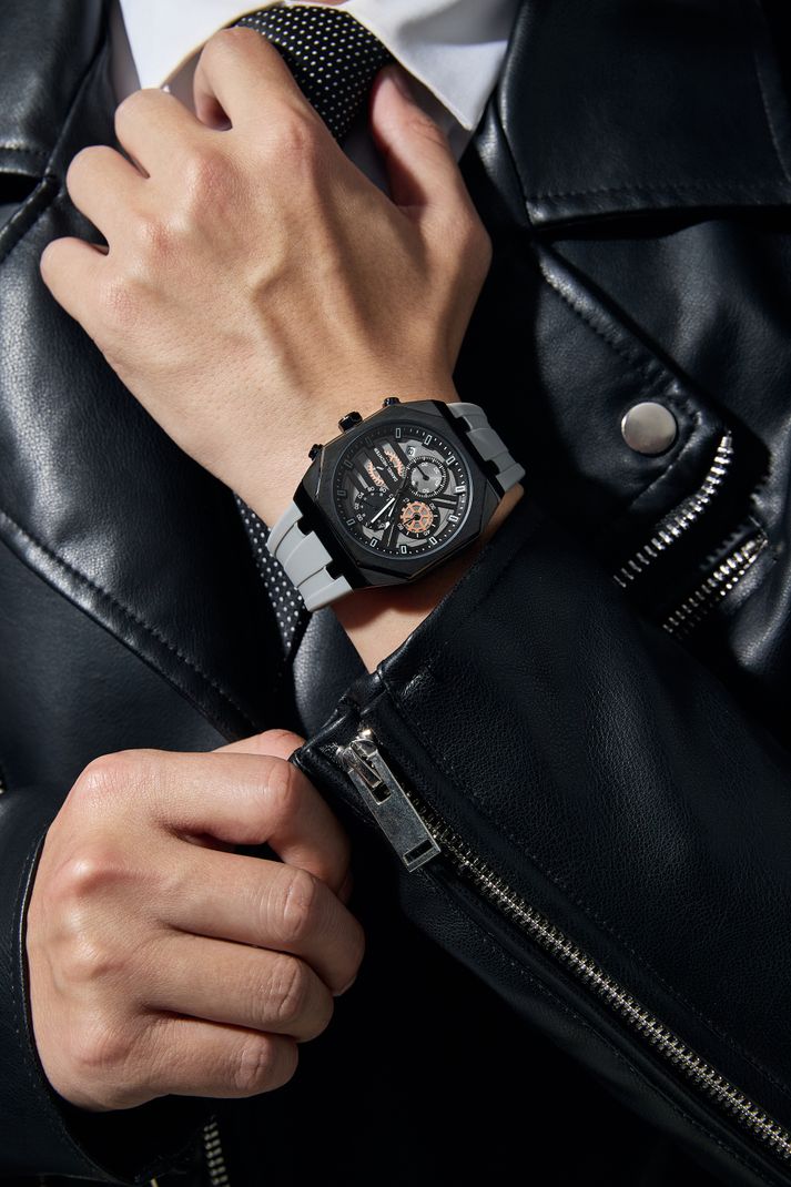 Daniel Hechter Orsay Multifunctional Black Dial Watch DHM1007-04 - Image 4