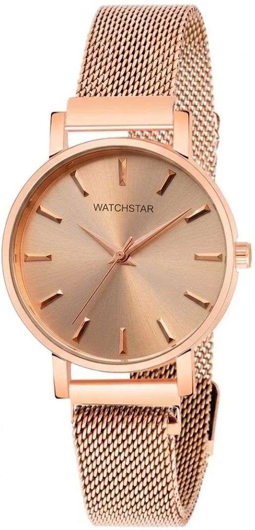watchstar Women Rosegold Analog Watch - For Women Mesh Magnetic Strap Black Dial Analog Watch For Women&Girls - Image 6