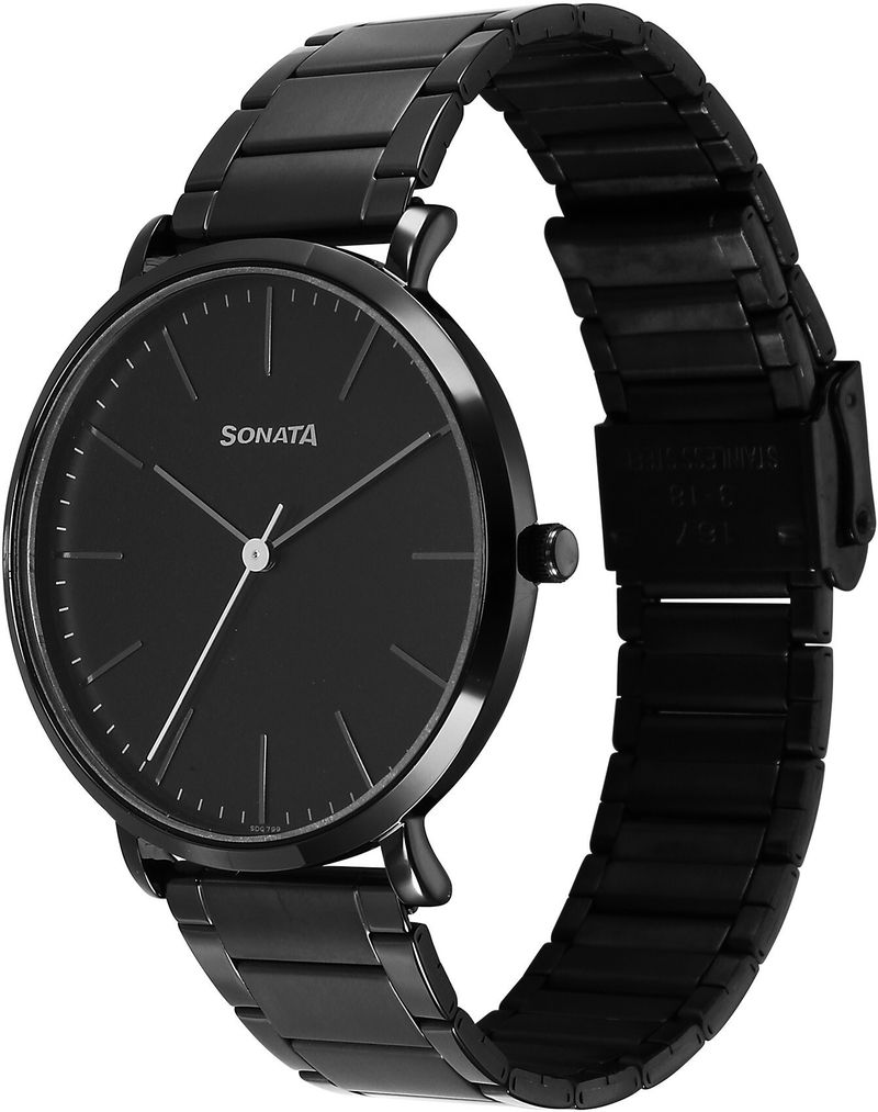 SONATA Elevated Workwear Analog Watch for Boys 77150NM01 - Image 8