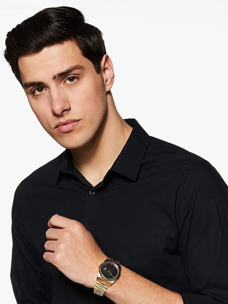 Mathey-Tissot Swiss Made Quartz Black Dial Analog Watch H810PN - Image 8
