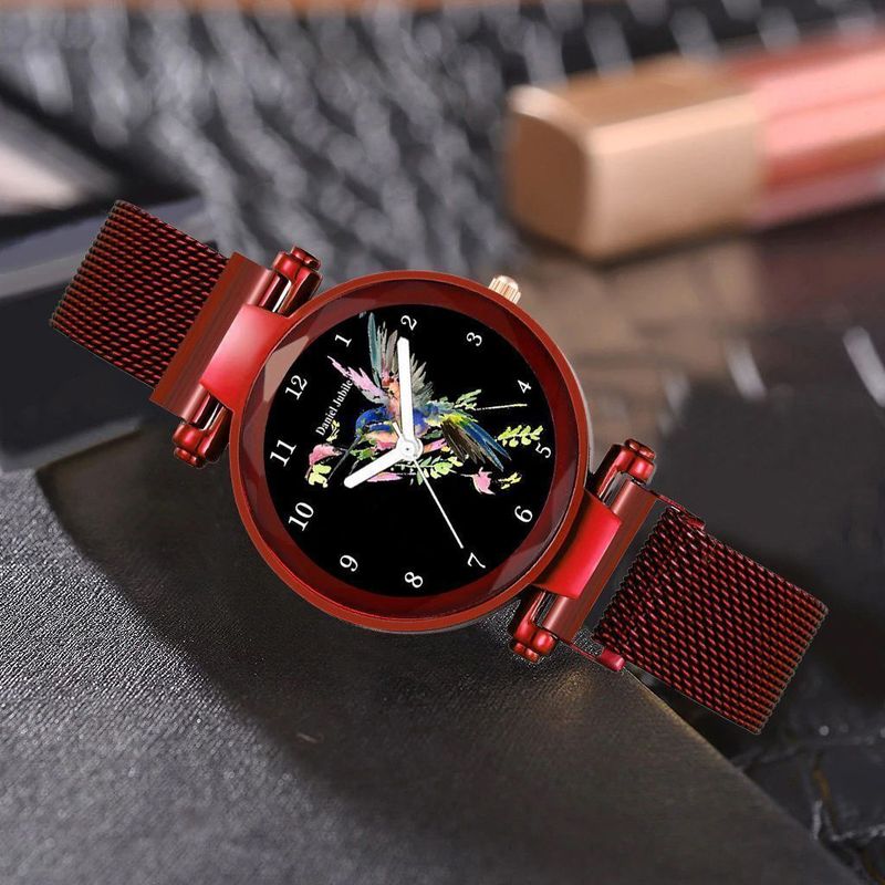 Daniel Jubile Magnet Strap Girls Women 12 Diamond New Rishtey Red - महिलाà¤à¤ à¤à¥ लिठà¤à¤¨à¤¾à¤²à¥à¤ à¤à¤¡à¤¼à¥ - Image 3