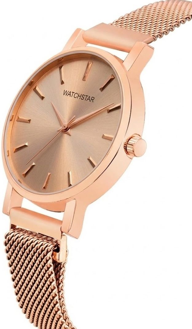 watchstar Women Rosegold Analog Watch - For Women Mesh Magnetic Strap Black Dial Analog Watch For Women&Girls - Image 7