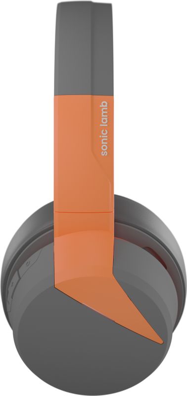 SonicLamb Over-Ear Headphones with Subwoofers, Ember Grey - Image 4