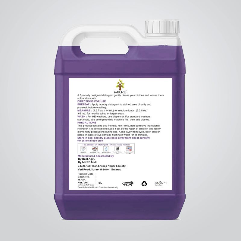 MKRB top load and front load liquid detergent, machine, Wash Detergent . Lavender Liquid Detergent (5000 ml) - Image 6