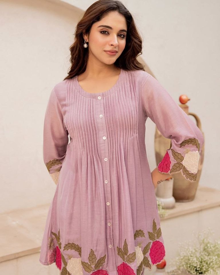 Tasrika Women Chanderi Ethnic Top Palazzo Set - Image 7