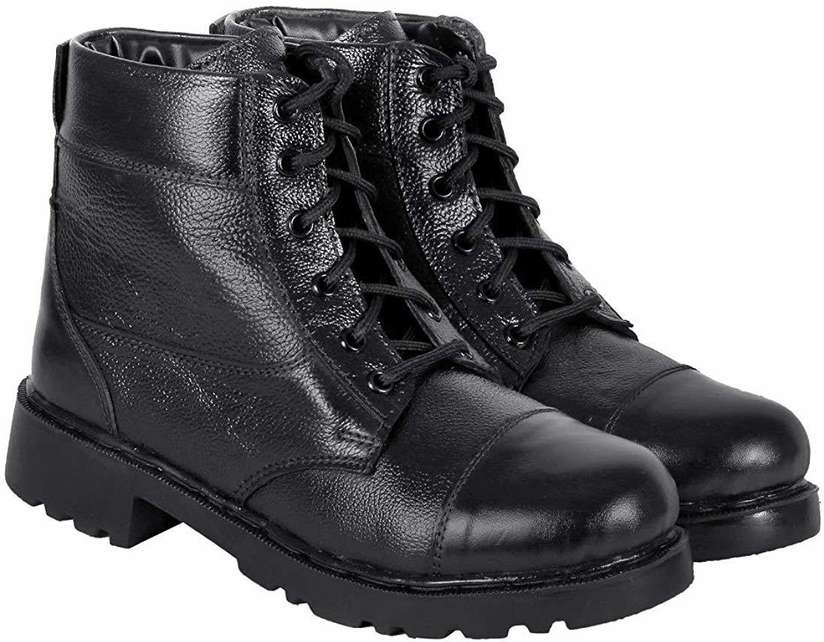 dms shoes in black army ncc Size-08 Lace Up For Men