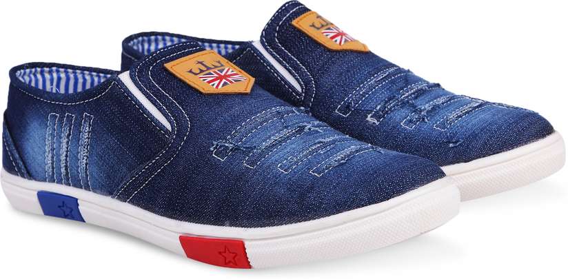 Men's Denim Casual Sneakers Shoes For Boys Sneakers For Men Loafers For Men