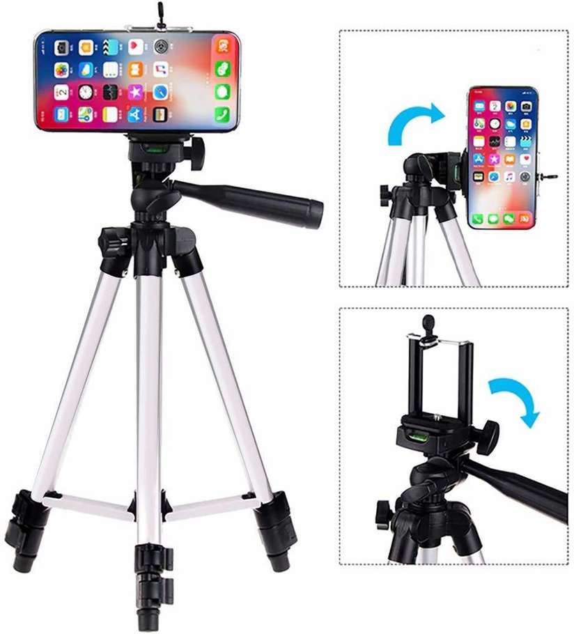 Utkrist Tripod 3110 Camera Stand/Mobile Stand for TIKTOK Family  Kids Picnic Tripod