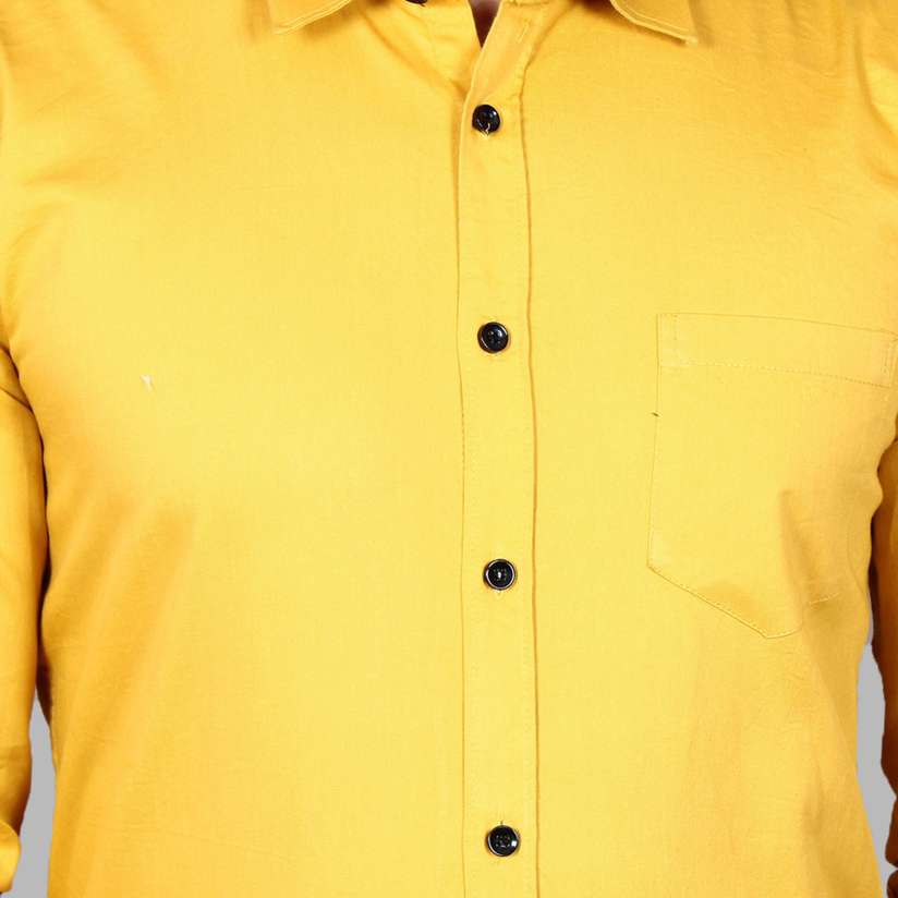 Liza Martin Men Solid Formal Yellow Shirt Price in India - Buy Liza Martin Men Solid Formal Yellow Shirt online at Shopsy.in - Image 8