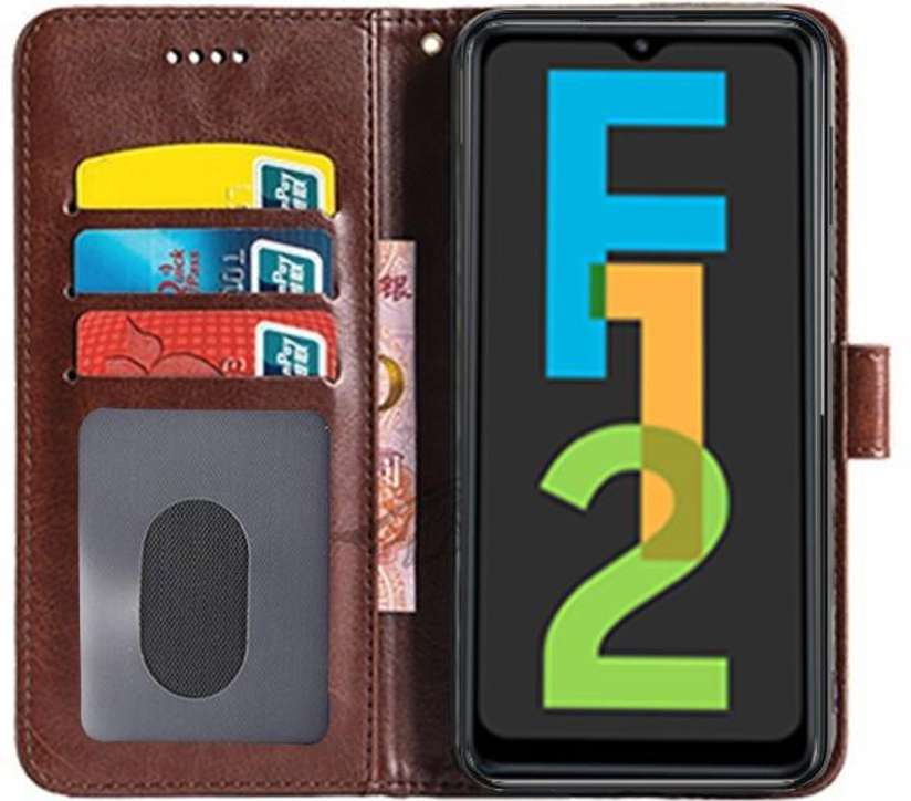 SAMSUNG F12, SAMSUNG Galaxy F12 Leather Back Cover