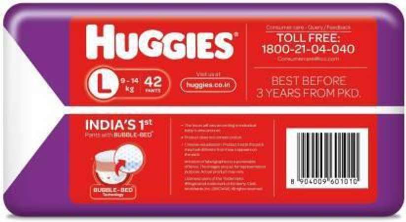 Huggies Wonder Pants Large Size Diapers Combo Pack L (84 Pieces