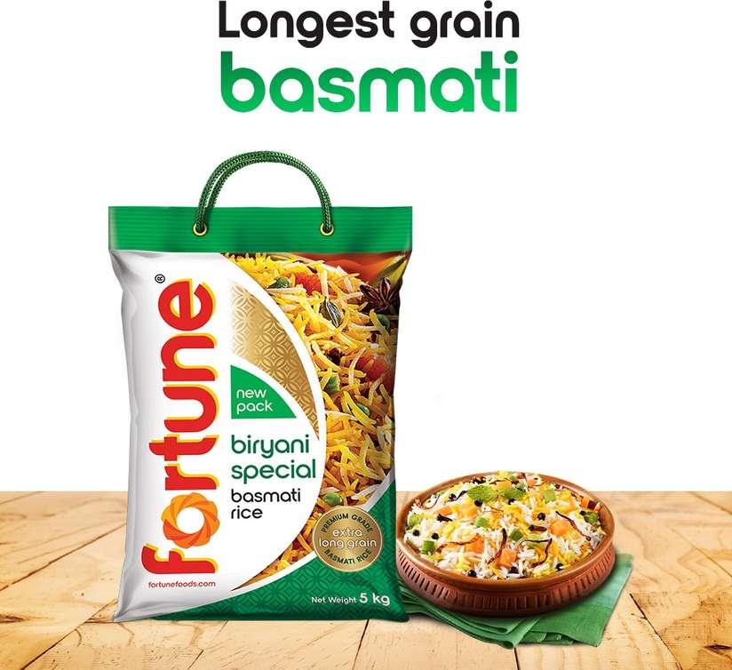 FORTUNE Biryani Special Basmati Rice (Long Grain) Price in India - Buy FORTUNE Biryani Special Basmati Rice (Long Grain) online at Shopsy.in - Image 7
