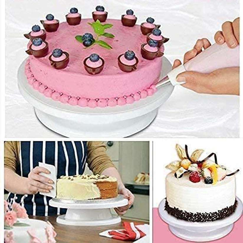 Birthday Cake Flipkart Cake Turntable Cake Decorating Doll Cake