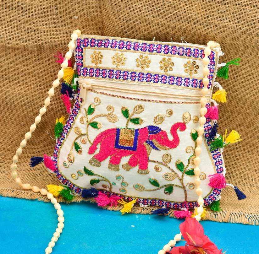 Sling Bag Rajasthani Bags Multicolor Sling Bag Sling Handmade