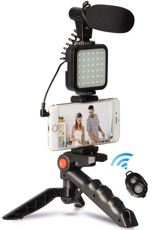 CHG Youtube/Instagram Video Making tool Video Tripod Stand LED