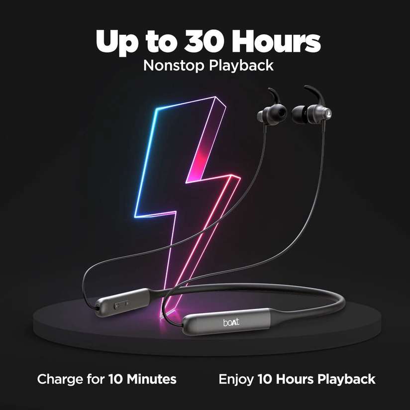 boAt Rockerz 335 Wireless Neckband with ASAP Charge, Up to 30H