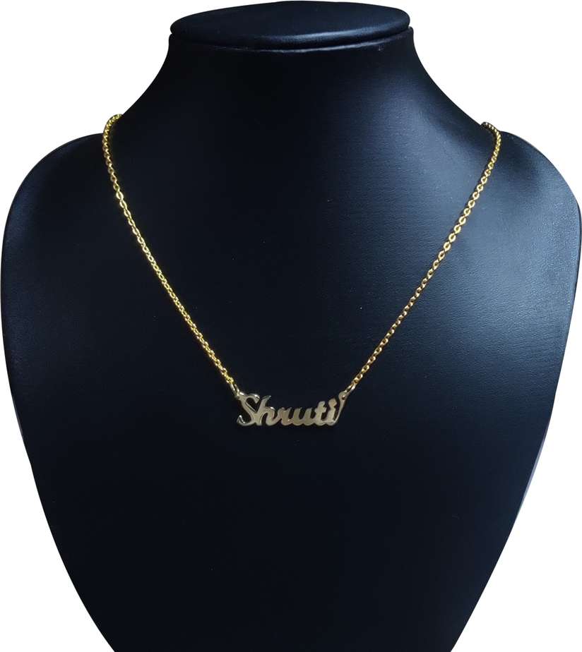 Shruti Name Pendant With Chain Brass Price in India Buy Shruti