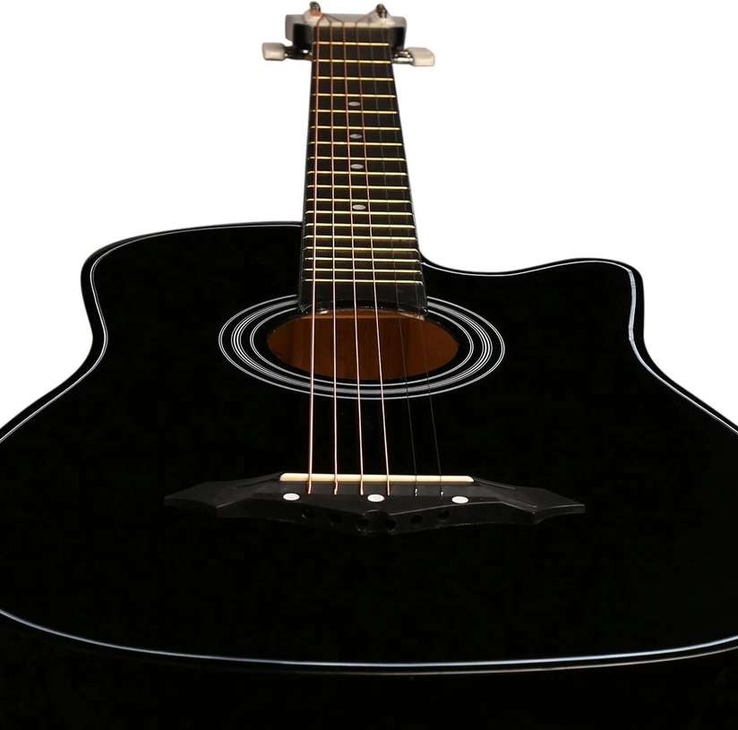 Shopsy Juarez JRZ38C/BK Acoustic Guitar Linden Wood Rosewood - Image 5
