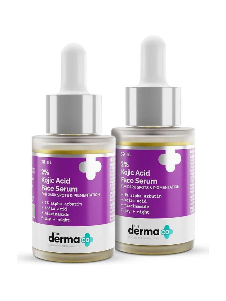 The Derma Co 2% Kojic Acid Face Serum with 1% Alpha Arbutin & Niacinamide for Dark Spots, Blemishes & Pigmentation Price in India - Buy The Derma Co 2% Kojic Acid Face Serum with 1% Alpha Arbutin & Niacinamide for Dark Spots, Blemishes & Pigmentation online at Shopsy.in - Image 2