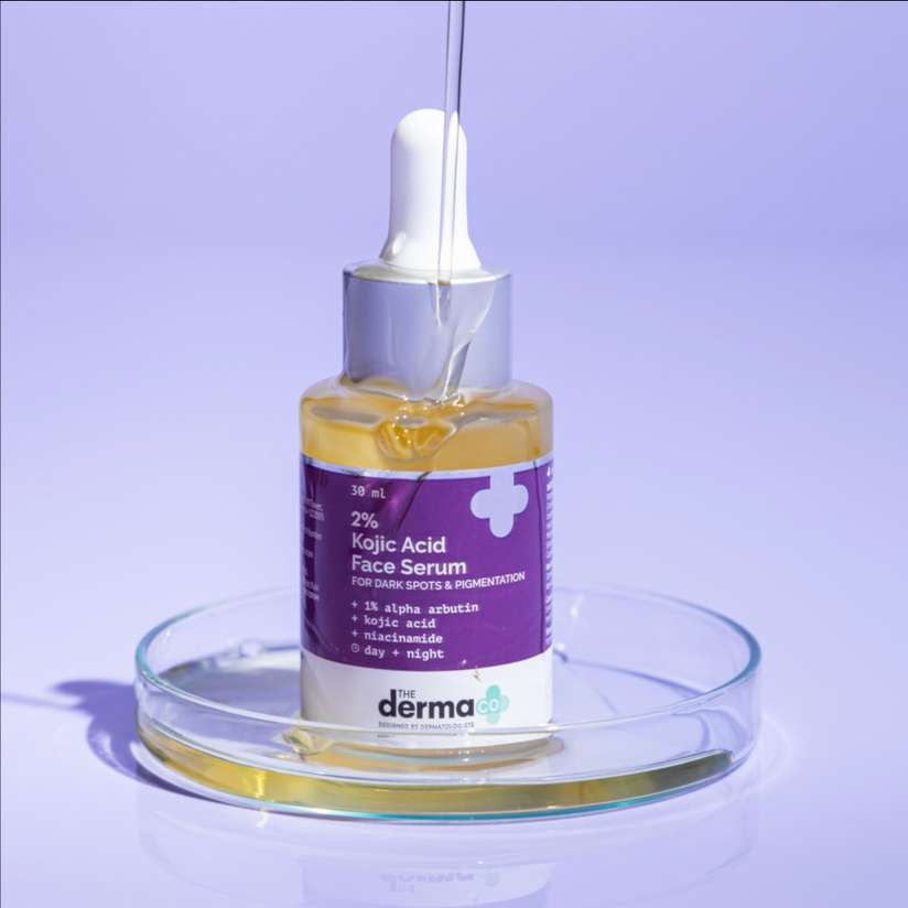 The Derma Co 2% Kojic Acid Face Serum with 1% Alpha Arbutin & Niacinamide for Dark Spots, Blemishes & Pigmentation Price in India - Buy The Derma Co 2% Kojic Acid Face Serum with 1% Alpha Arbutin & Niacinamide for Dark Spots, Blemishes & Pigmentation online at Shopsy.in - Image 3