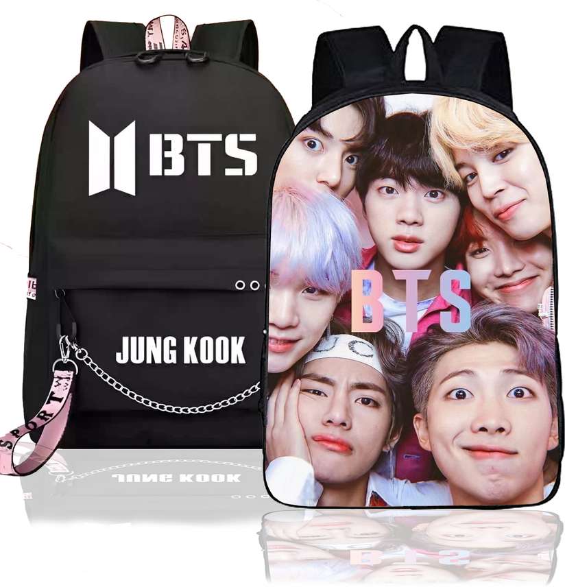 Casual Backpack Bts Bags Online In India Buy Fashion Backpack Kpop - Main Image