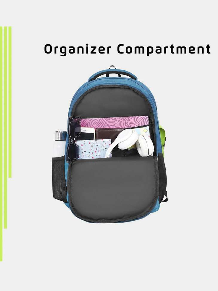Shopsy Safari Ashper CB 30L Laptop Backpack Teal - Image 8