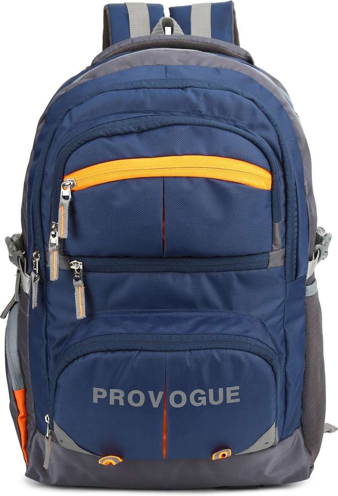 PROVOGUE Spacy Freeride Unisex Bag with rain cover Ofc/School/College/BusinessA-41.5L 41.5 L Backpack NAVY BLUE, GREY, ORANGE - Price in India | Shopsy.in - Image 3