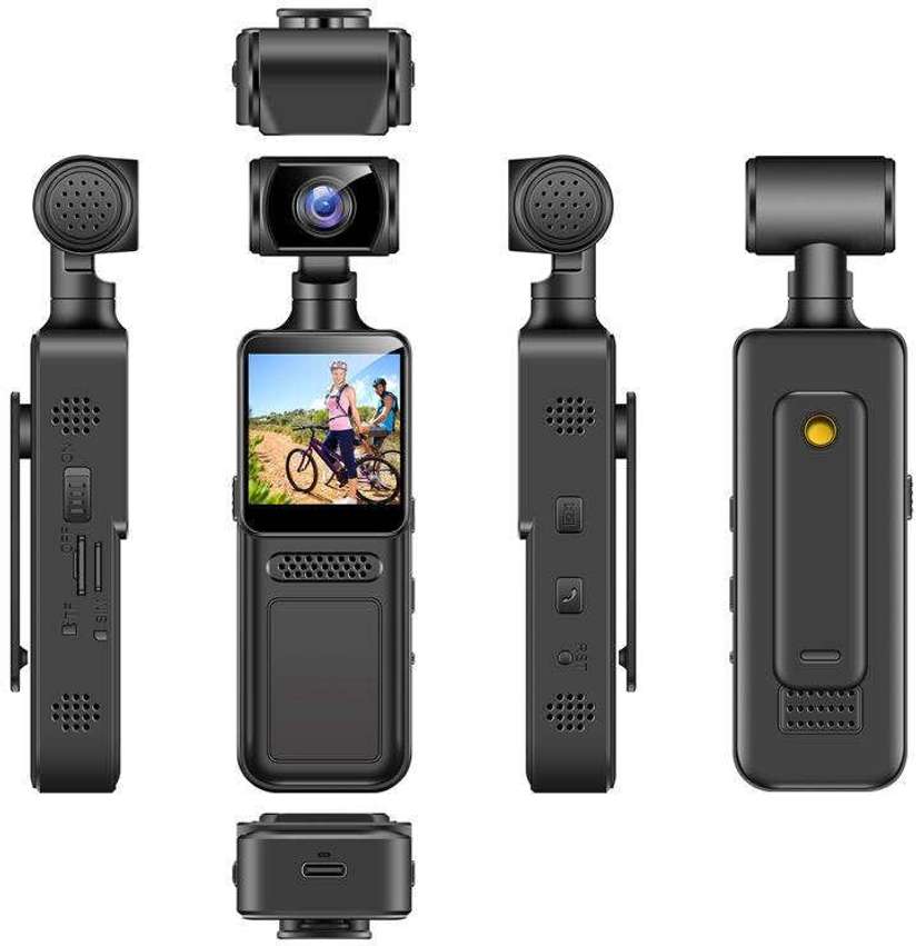 Shopsy QAWACHH Portable HD Body-Worn Camera 4G - Image 3