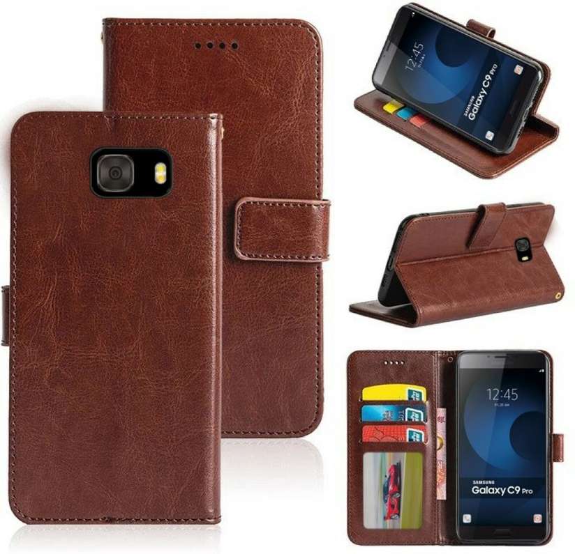 Samsung Galaxy C9 Pro Leather Back Cover Price in India Buy