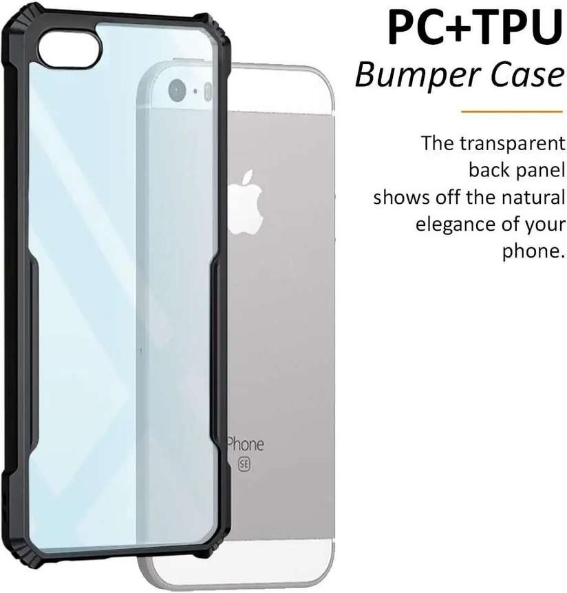 Apple iphone 5s, 360 Degree Protection Protective Design,  Transparent Back Thermoplastic Polyurethane Back Cover
