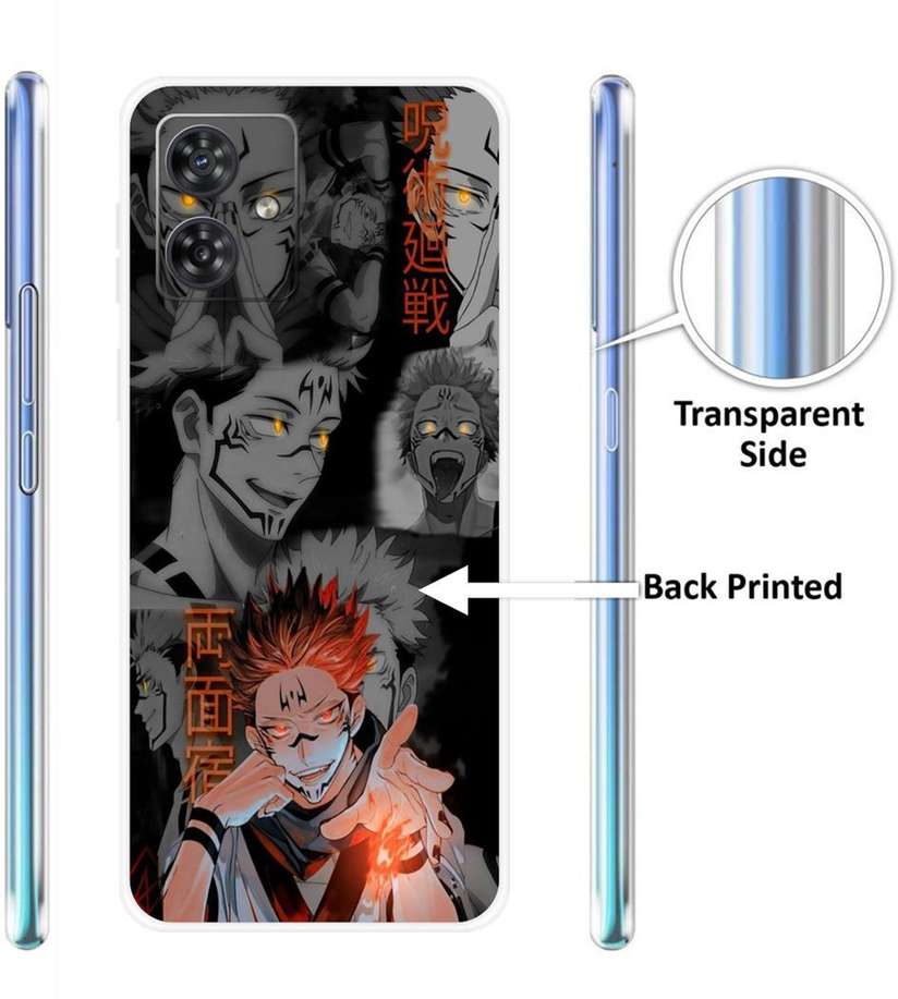 Motorola G54 5G, anime jujutsu kaisen Sukuna back cover Silicon