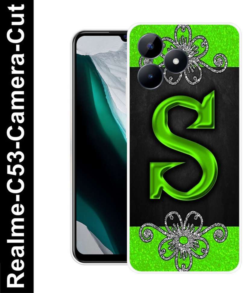 Realme C53, S NAME, S LOVE, S ALPHABET, S LETTER NAME Silicon Back