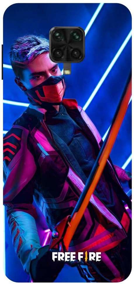 POCO M2 Pro, MZB9626IN, FREE, FIRE, GAME, TEAM Plastic Back Cover