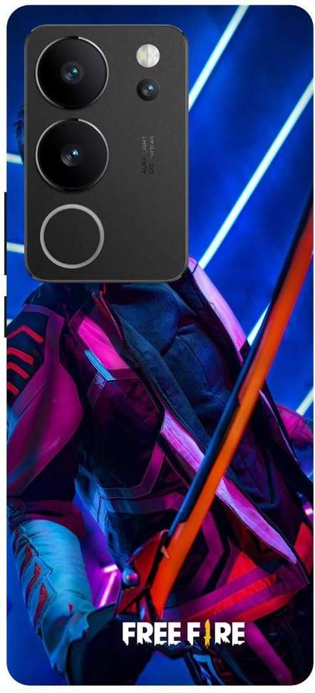 vivo V29 5G, V2250, FREE, FIRE, GAME, TEAM Silicon Back Cover