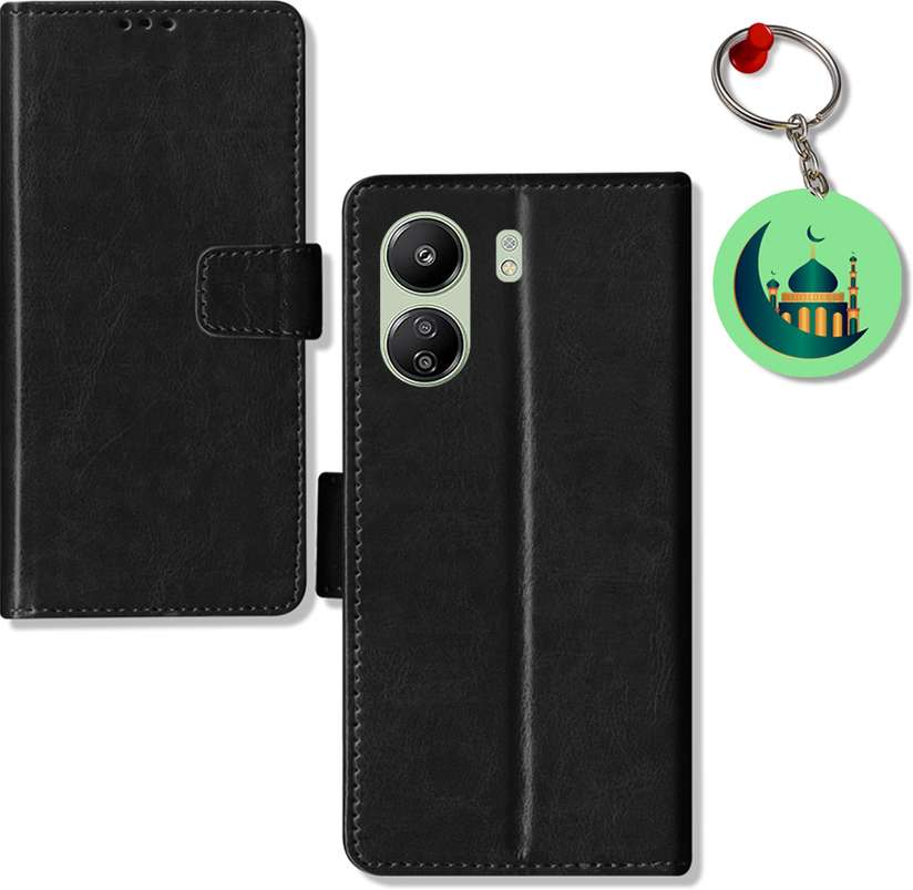 HANIRY Redmi 13C 4G flip case | MZB0FWBIN flip case | Free