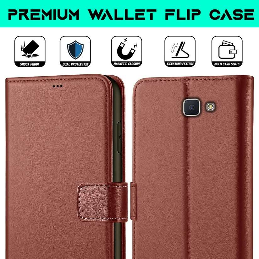 Amazon Samsung Galaxy On7 Prime Flip Cover Samsung Galaxy J7 Prime - Main Image