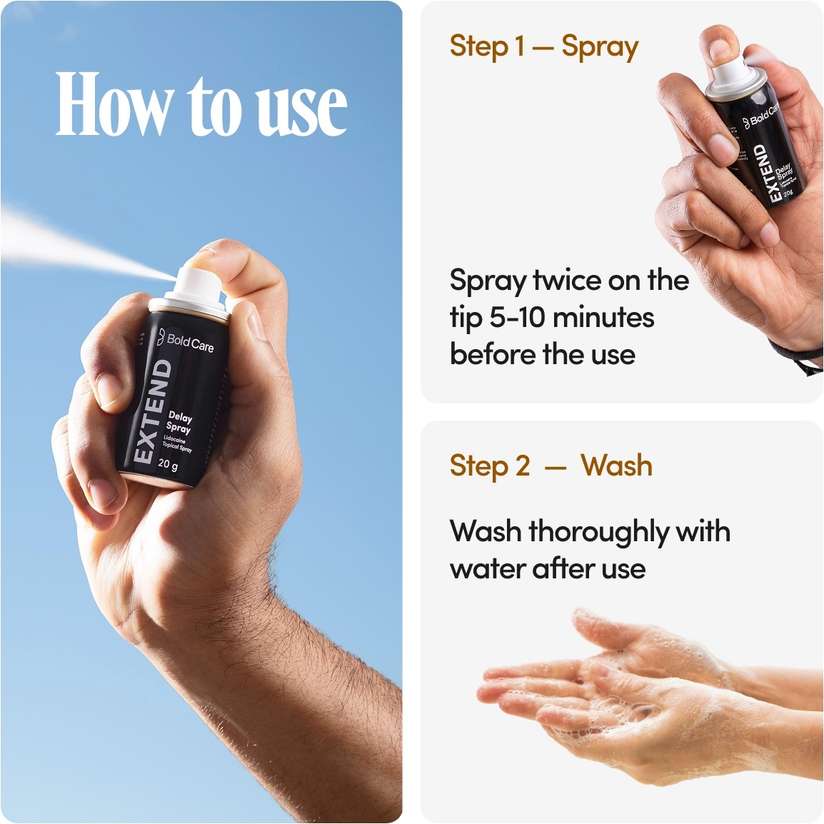 Bold Care Extend Lidocaine Long Last Topical Delay Spray for Men Price in India - Buy Bold Care Extend Lidocaine Long Last Topical Delay Spray for Men online at Shopsy.in - Image 7