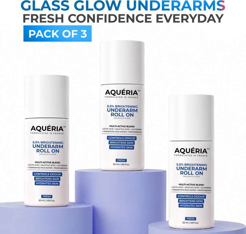 Shopsy Aqueria Multi Active Underarm Roll On 5.5% AHA BHA Niacinamide - Image 3