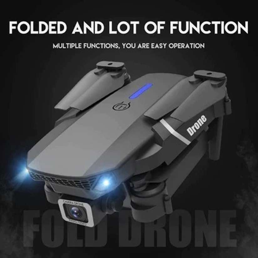 MAYURI CREATIONS E88 Foldable Quadcopter | WiFi 480P FPV Dual Camera | Position Locking Drone Drone Price in India - Buy MAYURI CREATIONS E88 Foldable Quadcopter | WiFi 480P FPV Dual Camera | Position Locking Drone Drone online at Shopsy.in - Image 4
