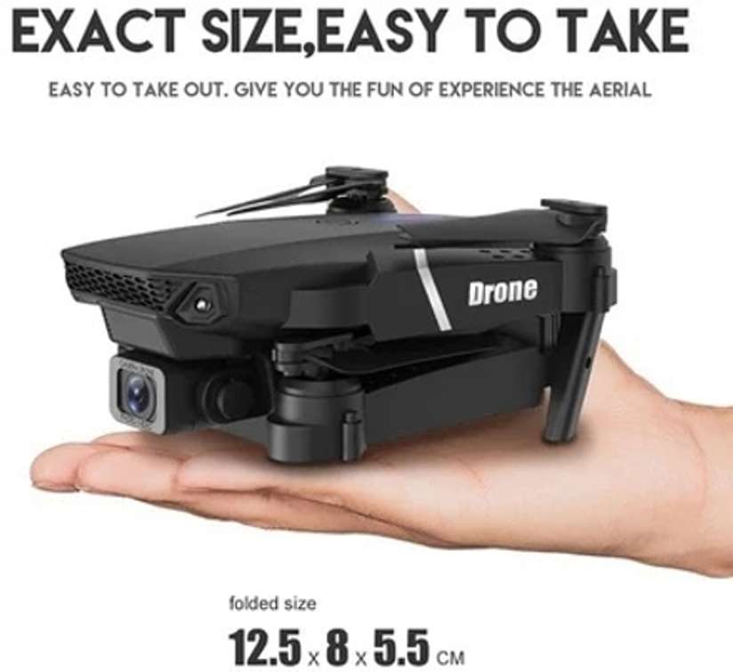 MAYURI CREATIONS E88 Foldable Quadcopter | WiFi 480P FPV Dual Camera | Position Locking Drone Drone Price in India - Buy MAYURI CREATIONS E88 Foldable Quadcopter | WiFi 480P FPV Dual Camera | Position Locking Drone Drone online at Shopsy.in - Image 5