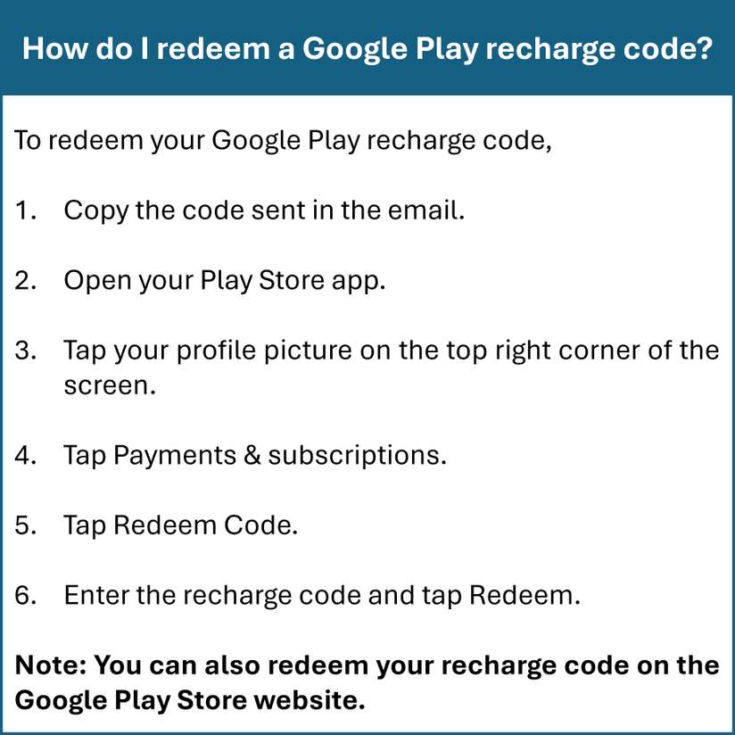 Google Play Gift Code - Digital Voucher Price in India - Buy Google Play Gift Code - Digital Voucher online at Shopsy.in - Image 3