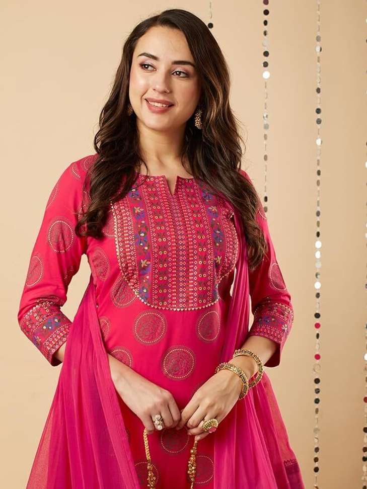 Shri Shyam Fashion Women Kurta, Pyjama & Dupatta Set Price in India - Buy Shri Shyam Fashion Women Kurta, Pyjama & Dupatta Set online at Shopsy.in - Image 7