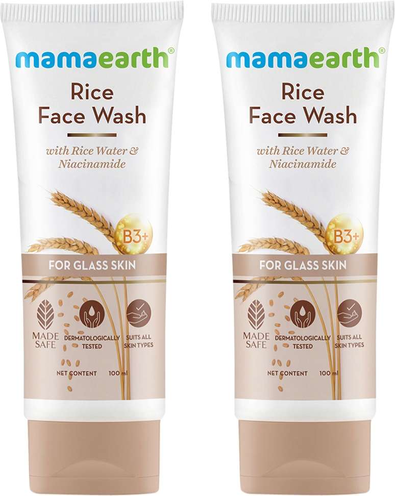 Mamaearth Rice With Rice Water & Niacinamide for Glass Skin Face Wash - Price in India, Buy Mamaearth Rice With Rice Water & Niacinamide for Glass Skin Face Wash Online In India, Reviews, Ratings & Features | Shopsy.in - Image 2