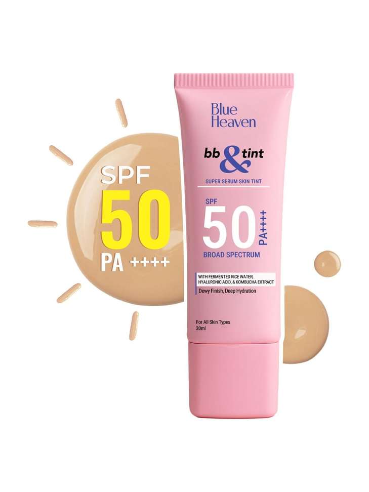 BLUE HEAVEN BB &Tint |BB Cream_4 in 1 Foundation+Moisturizer SPF 50 PA++++ Natural Sand_30ml Foundation - Price in India, Buy BLUE HEAVEN BB &Tint |BB Cream_4 in 1 Foundation+Moisturizer SPF 50 PA++++ Natural Sand_30ml Foundation Online In India, Reviews, Ratings & Features | Shopsy.in - Image 2
