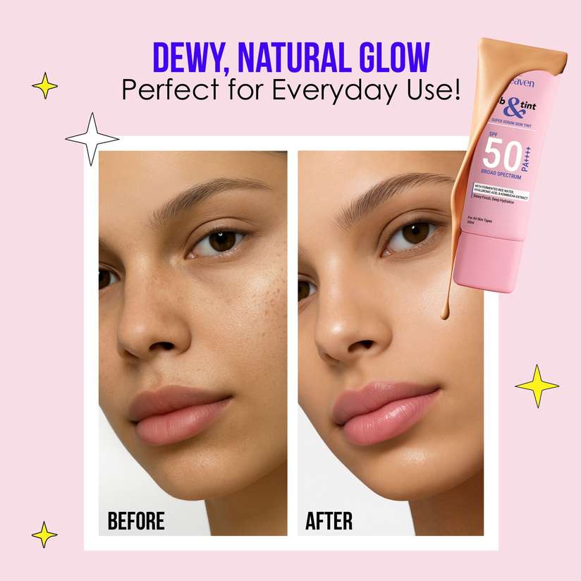 BLUE HEAVEN BB &Tint |BB Cream_4 in 1 Foundation+Moisturizer SPF 50 PA++++ Natural Sand_30ml Foundation - Price in India, Buy BLUE HEAVEN BB &Tint |BB Cream_4 in 1 Foundation+Moisturizer SPF 50 PA++++ Natural Sand_30ml Foundation Online In India, Reviews, Ratings & Features | Shopsy.in - Image 6