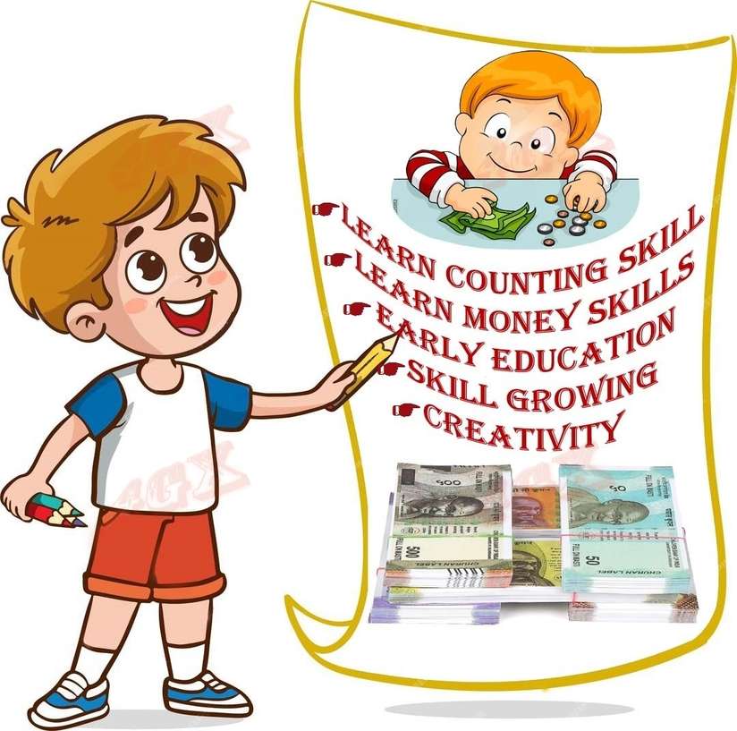 Combo (4 Each x 6=24 Nakli Note) Playing Children Currency Fun