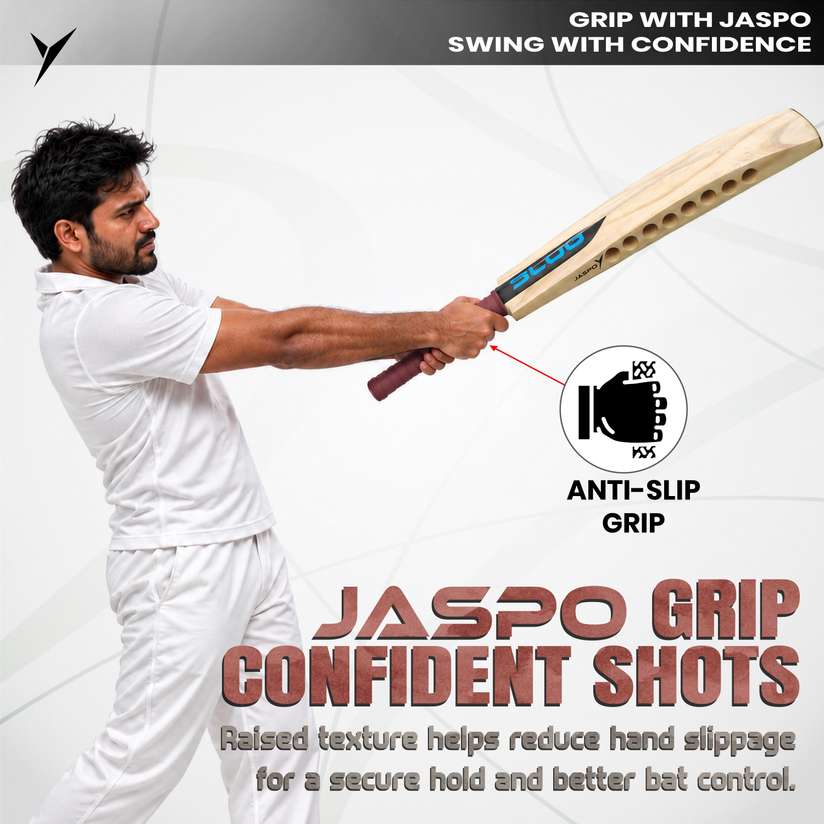 Shopsy Jaspo Cricket Bat Grip Chevron Rubber Handle - Image 5